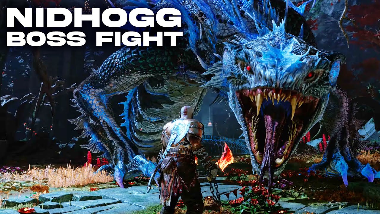 God of War Ragnarok How To Kill Nidhogg Boss | Nidhogg Boss Fight