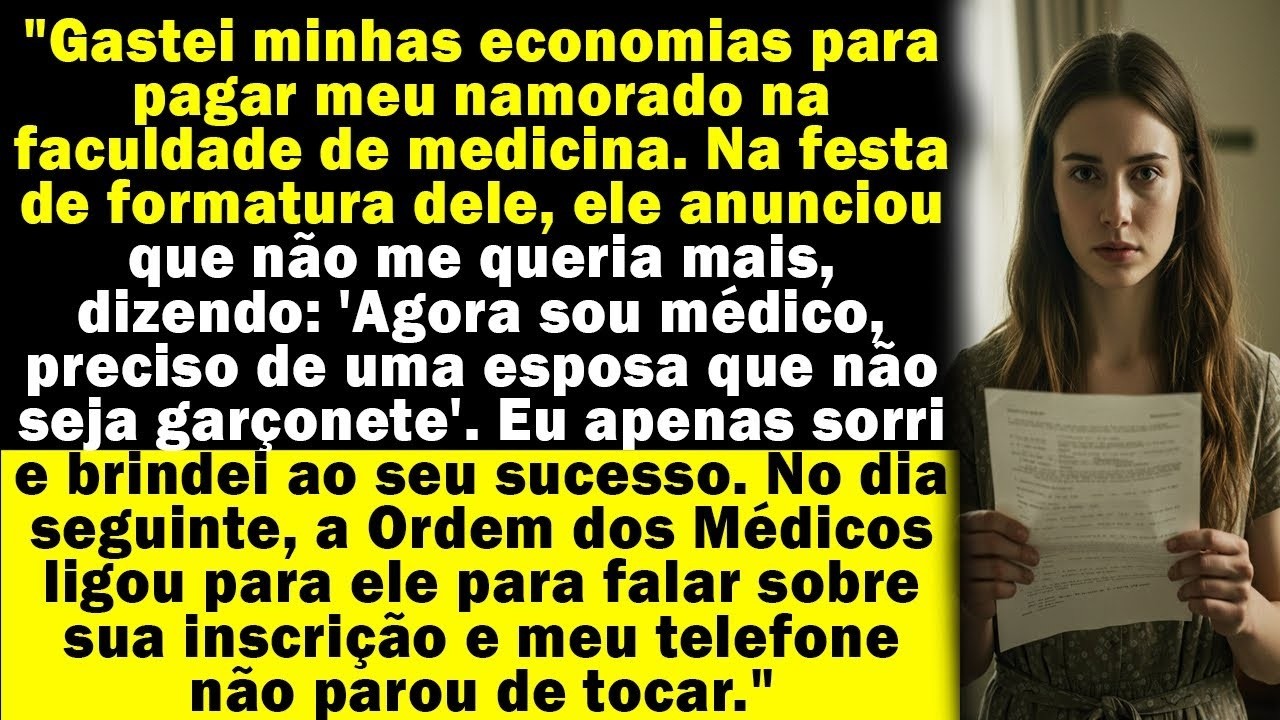 Apoiei meu namorado até ele virar médico… e no momento mais importante, ele me traiu publicamente