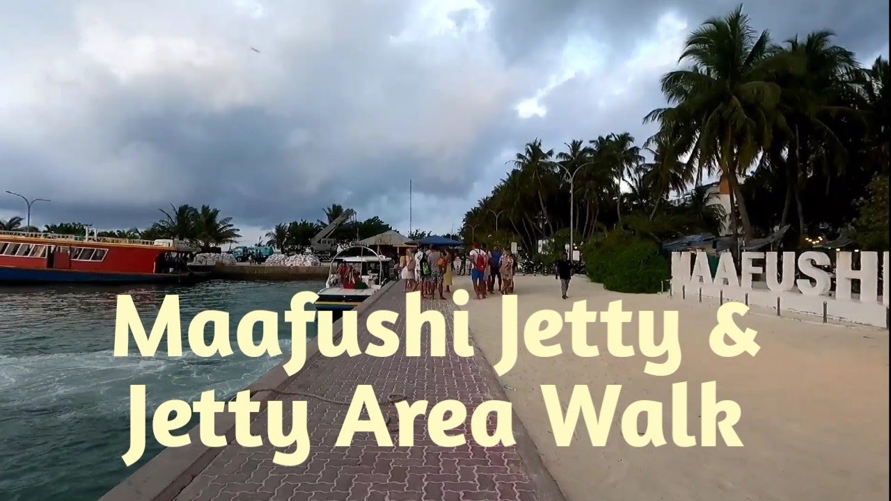 Exploring Maafushi Jetty: A Tour of the Island's Speedboat Landing Stations || Maldives