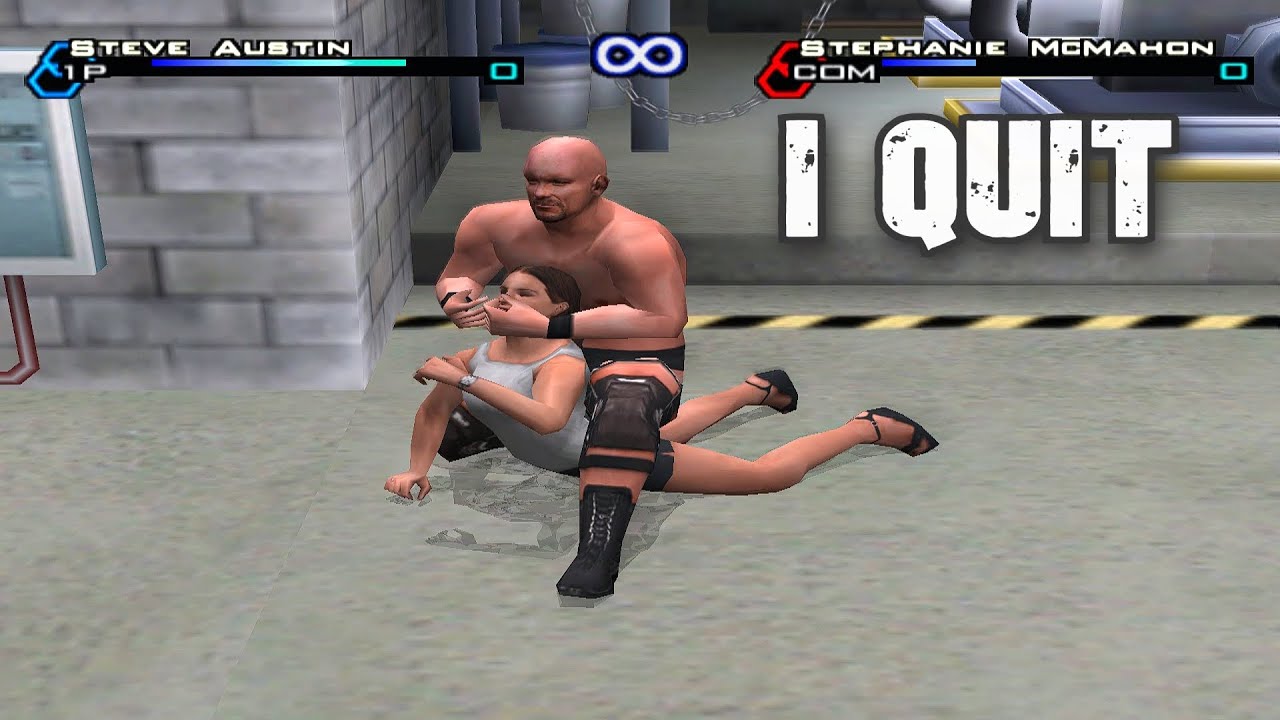 Stone Cold vs. Stephanie | WrestleMania | I QUIT | Steve Austin | Mixed | WWF SD! Just Bring It