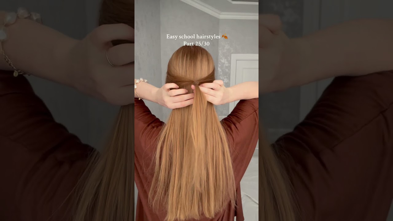 🍂Easy school hairstyles 25/30 #schoolhairstyles Back to school hair ideas #hairstyle #hairtutorials