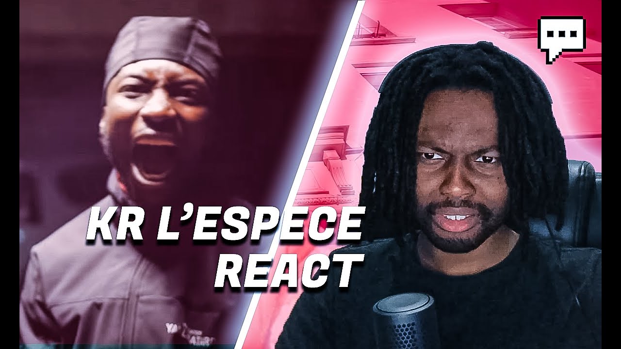 REACT à KR L'ESPECE - DU RAP D'ANTAGONISTE