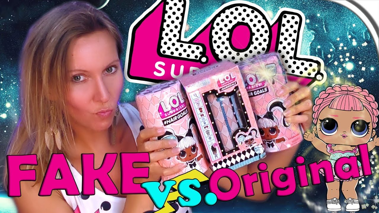 L.O.L. Surprise FAKE vs. ORIGINAL⚡Hairgoals L.O.L. FIGUREN auspacken 💖 deutsch