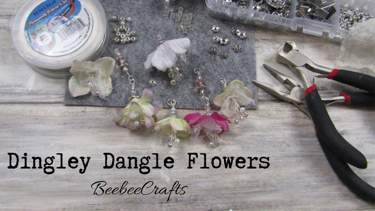 Dingley Dangle Flowers using Beebeecraft products