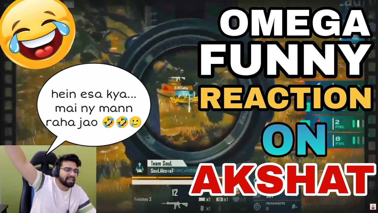 😆@OMEGAAAA funny reaction on akshat video clutch jod | Omega reaction @CharchaWithGXN  video