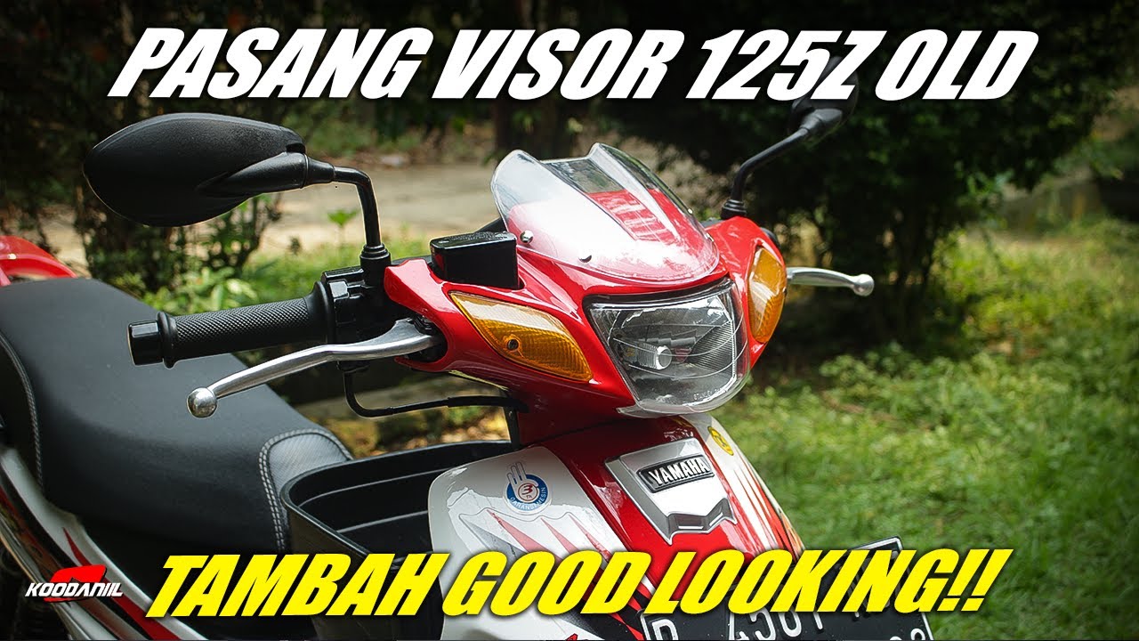PASANG VISOR 125Z DI F1ZR TANPA BAUT, TAMBAH GOOD LOOKING!!
