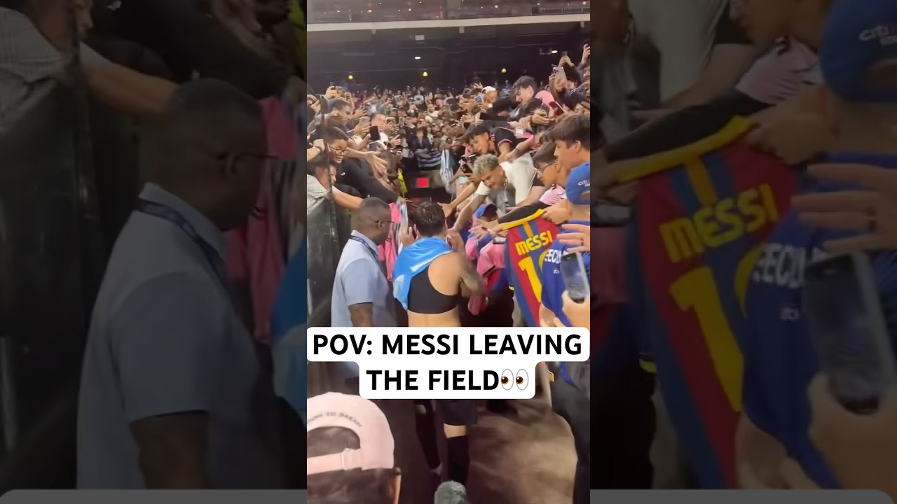 What it means to see Messi🐐
