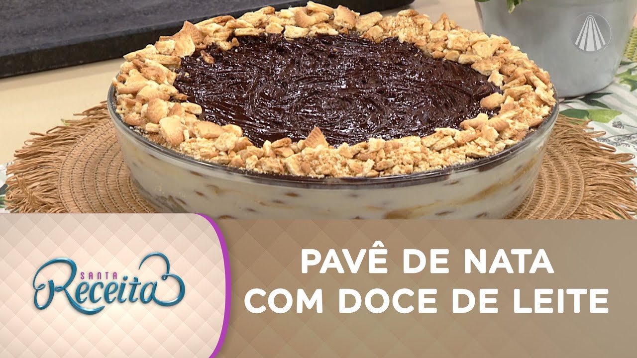 PAVÊ DE NATA COM DOCE DE LEITE para fazer HOJE para a FAMÍLIA!