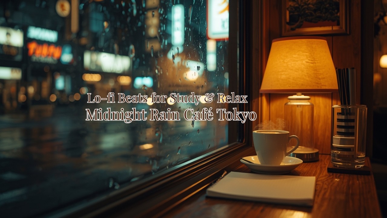 Lo-fi Beats for Study & Relax ☕ Midnight Rain Café Tokyo