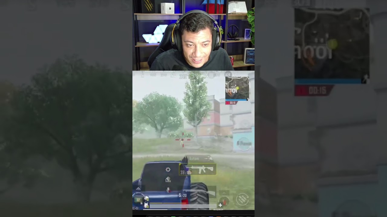 N&Atilde;O ERRA UM TIRO DE 12 - PUBG MOBILE REACT NICO