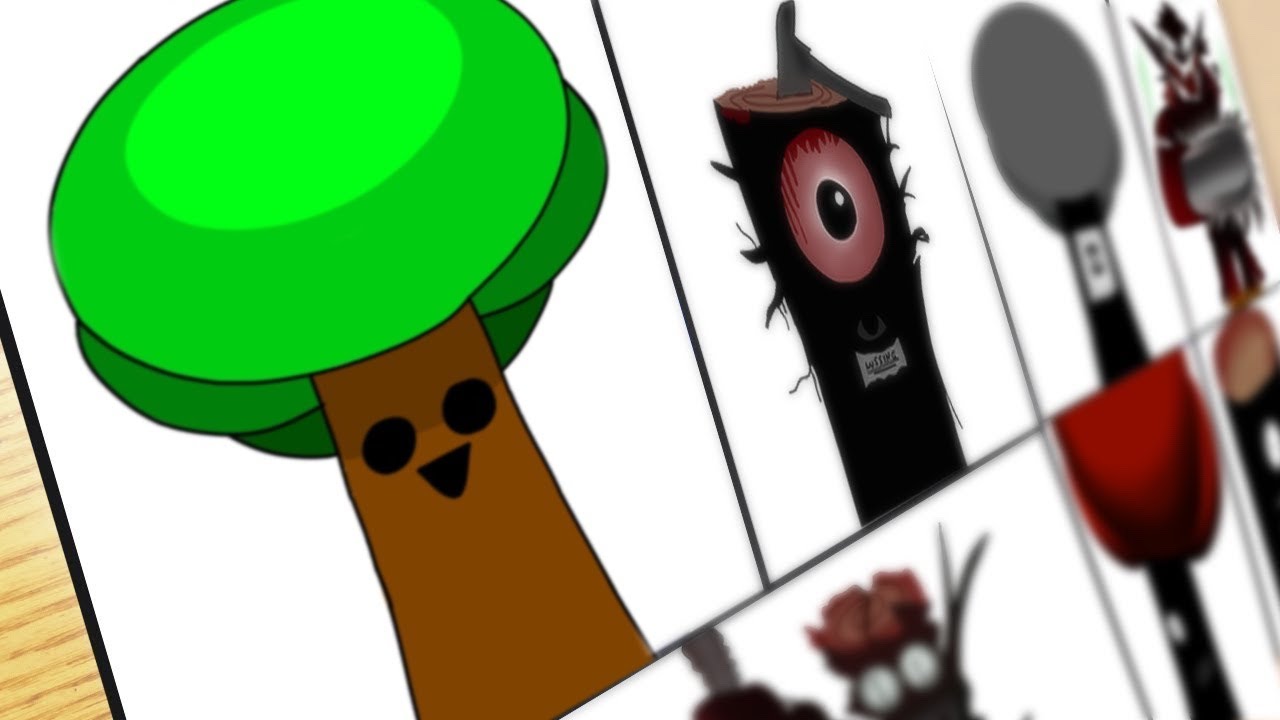 Drawing Mr Tree ALL PHASES | CUTE Sprunki Incredibox