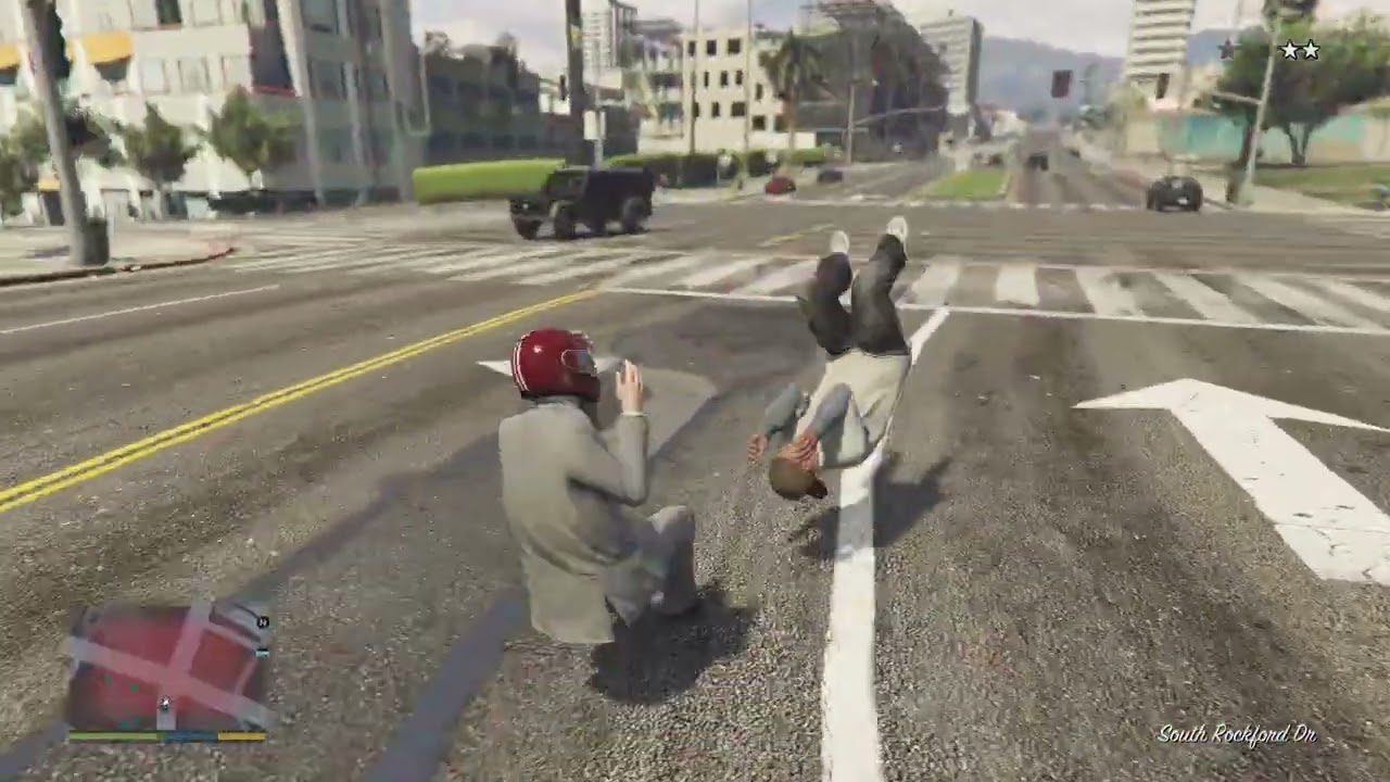 GRAND THEFT AUTO STORY MODE AND DRIVING IN THE DAYTIME IN A POLICE CAR 