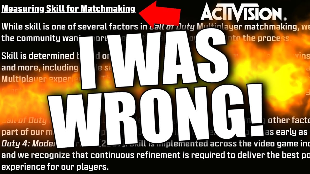 FINALLY! Activision Addresses 