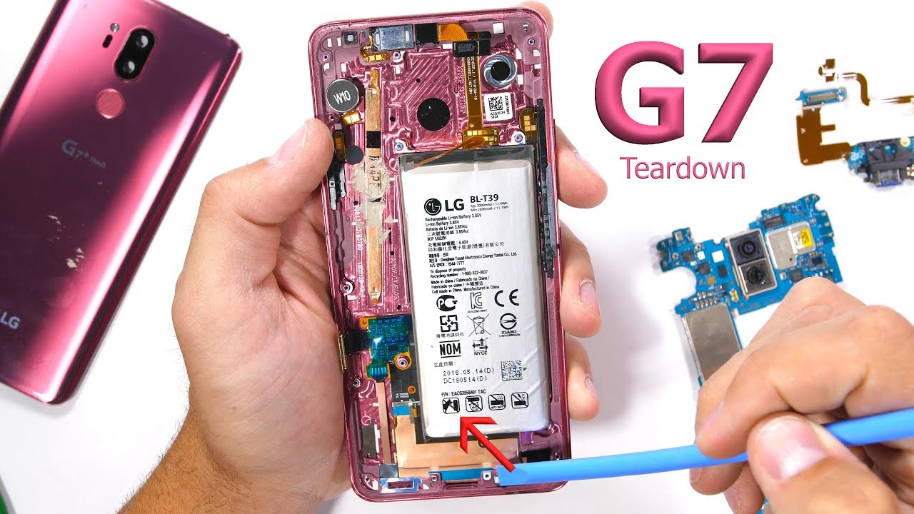 LG G7 Teardown! - I ThinQ its beautiful...