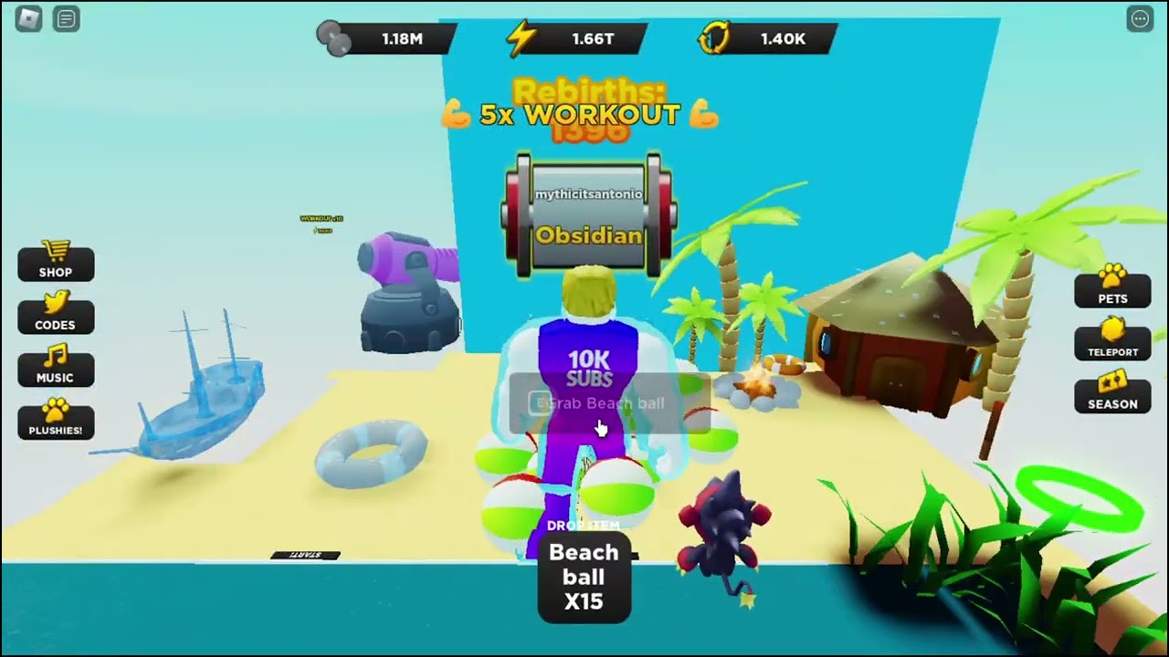 Roblox Strongman Simulator - How do I rebirth faster - Tips and Tricks #4