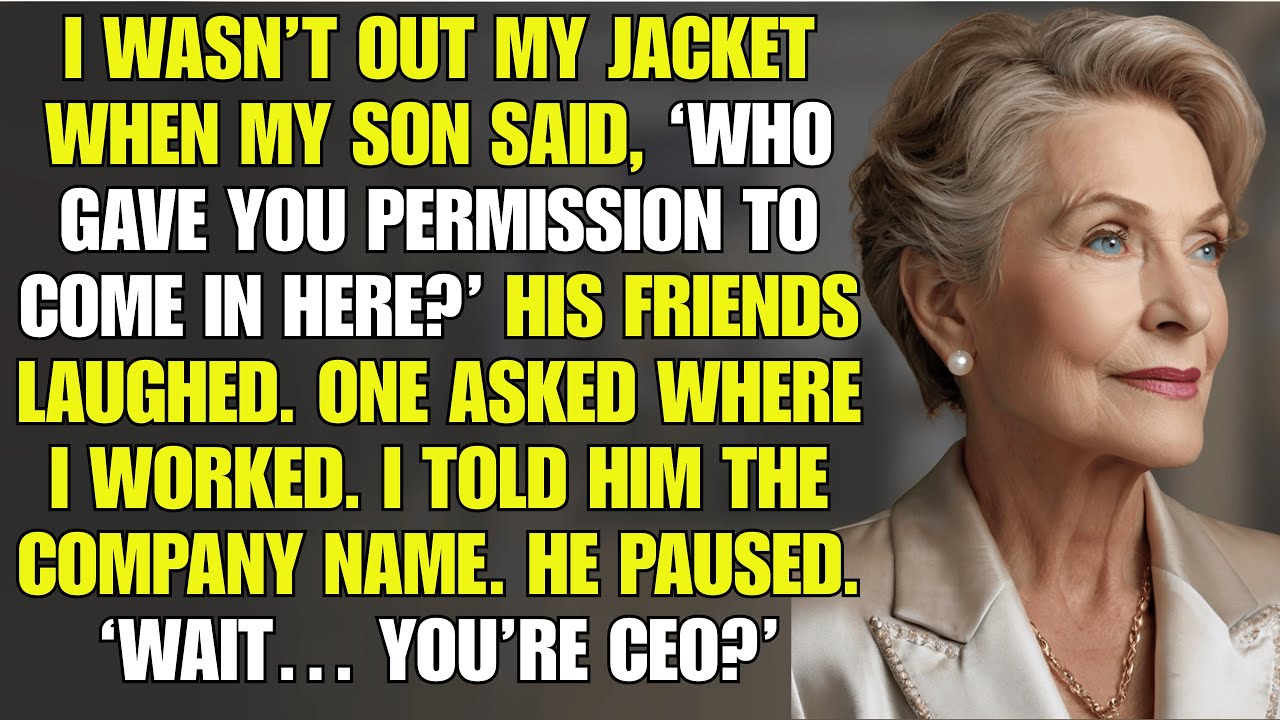 I Wasn’t Even Out Of My Jacket When My Son Said, ‘Who Gave You Permission To Come In Here?’