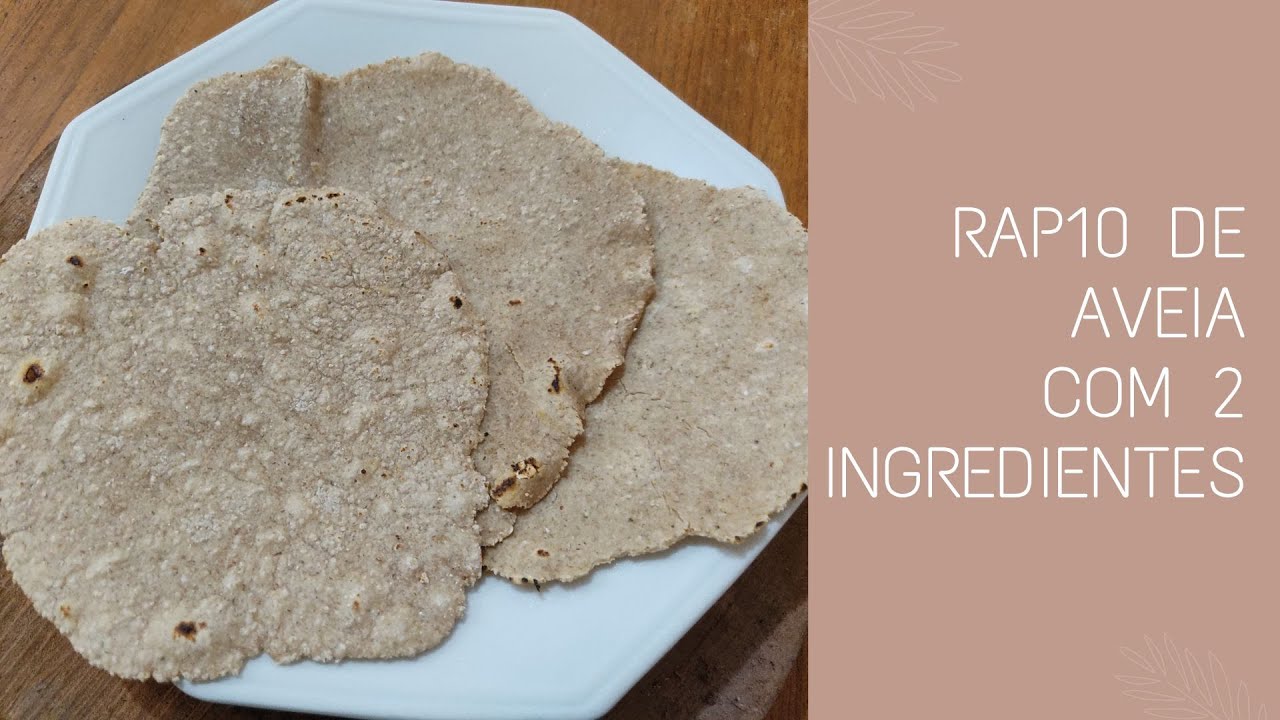 RAP10 de aveia! Apenas 2 ingredientes!