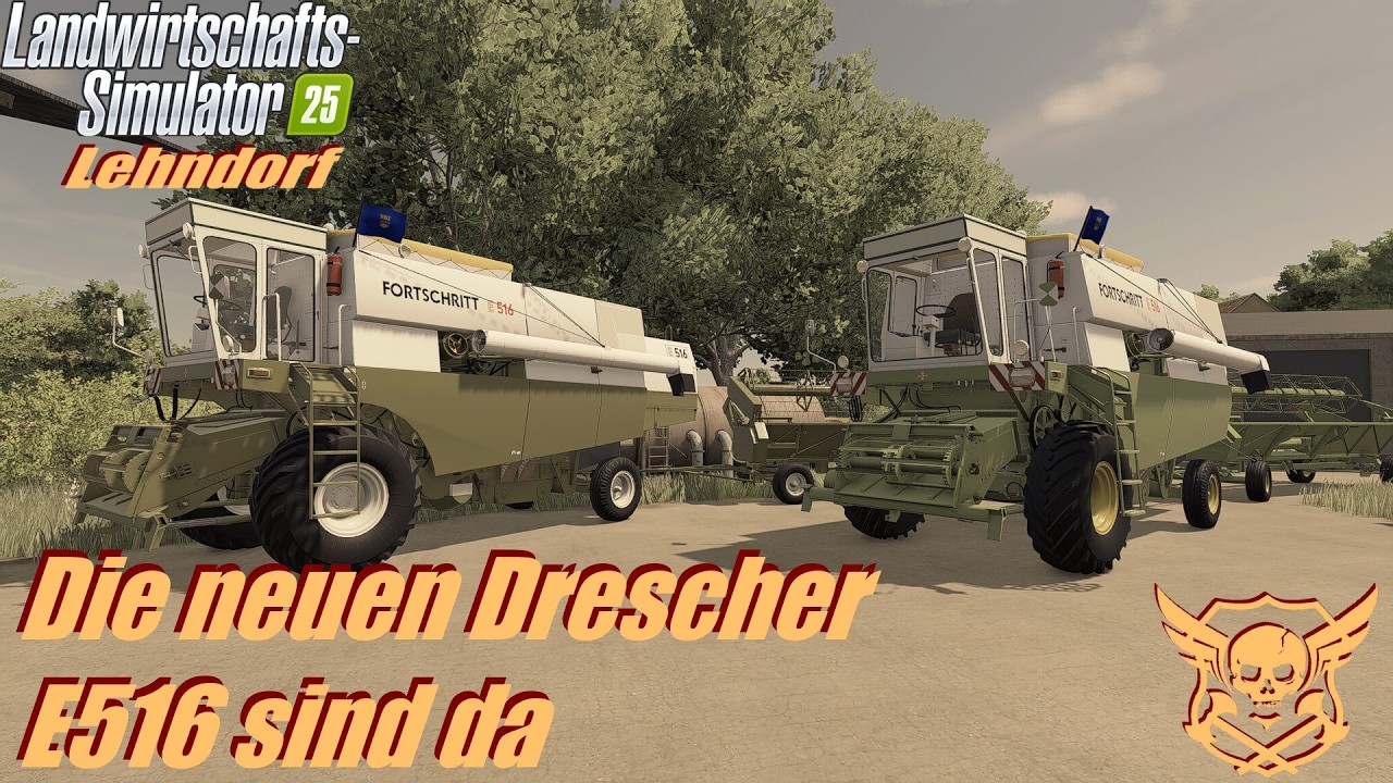 LS25 Lehndorf #033 | Zwei neue Drescher E516 | #ls25