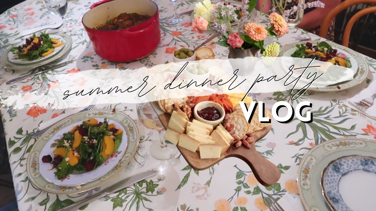 Girls' Night Dinner Party VLOG
