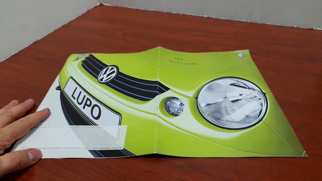 Brochure Volkswagen Lupo del 1998/2005