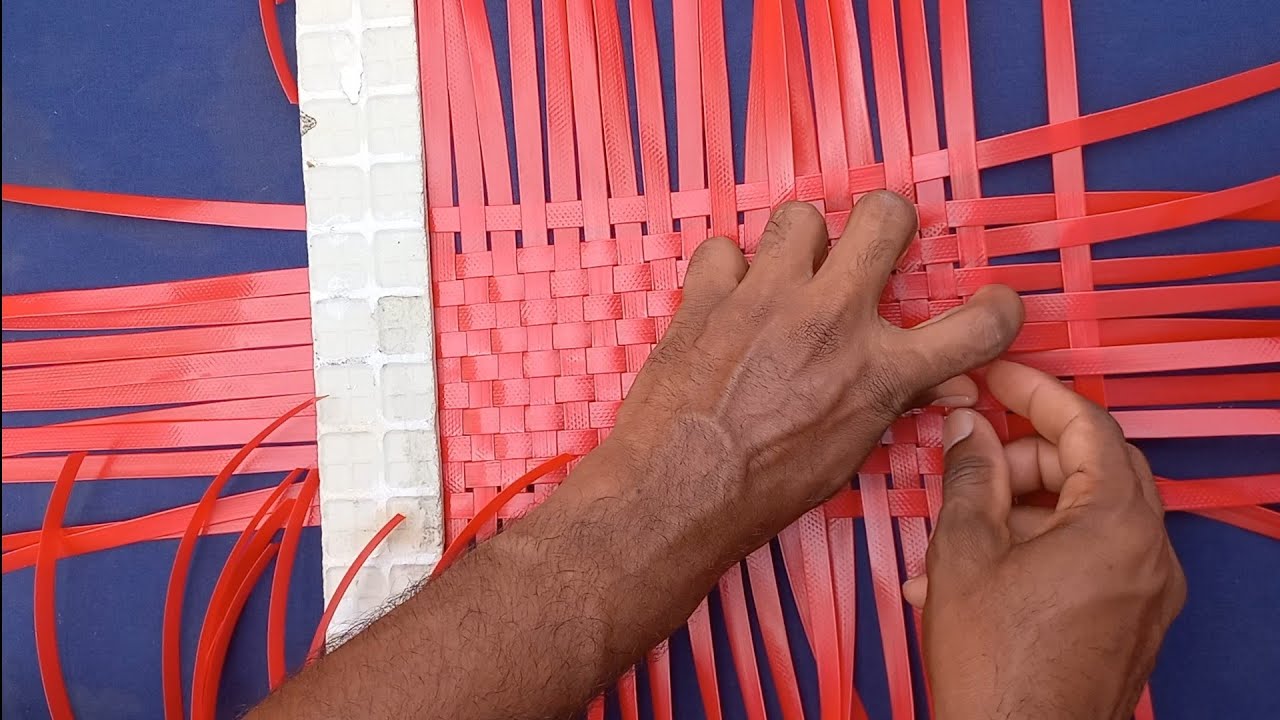 ஆத்தங்குடி பட்டை ஒயர்கூடை  அடிபாகம் |  chettinad pattai basket base for beginners | Sri gayu crafts