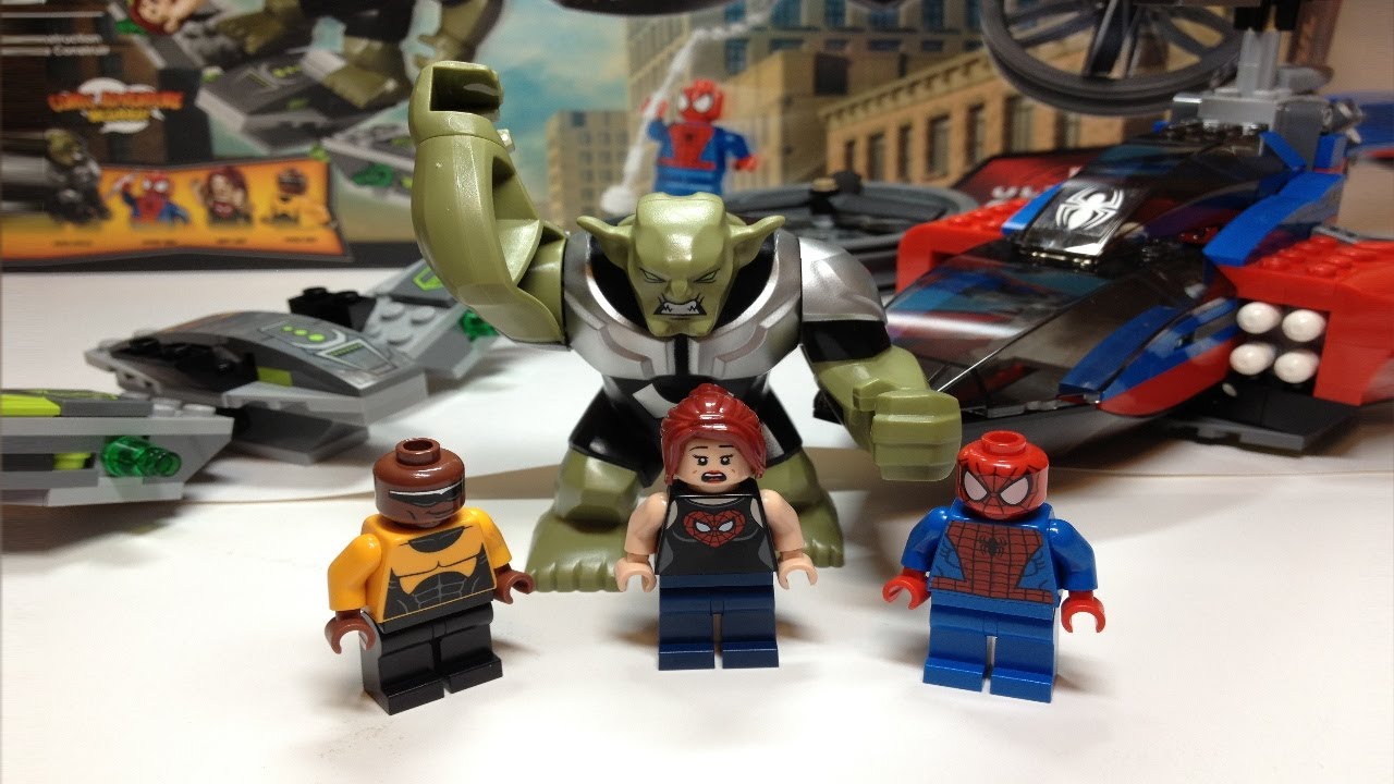 LEGO Marvel Super Heroes Spider-Man Spider-Helicopter Rescue Review 76016