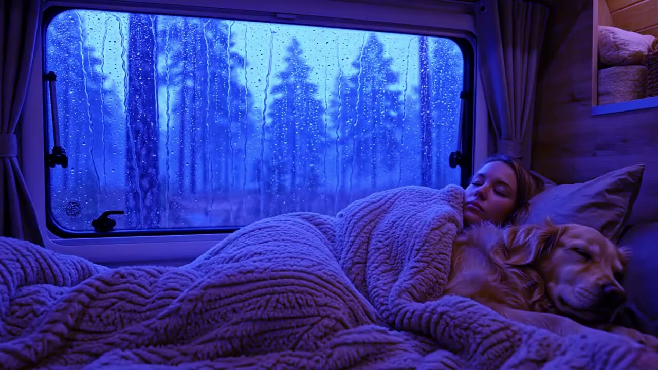 Rainstorm Sounds with Thunder for Deep Sleep, Focus, and Mental Peace