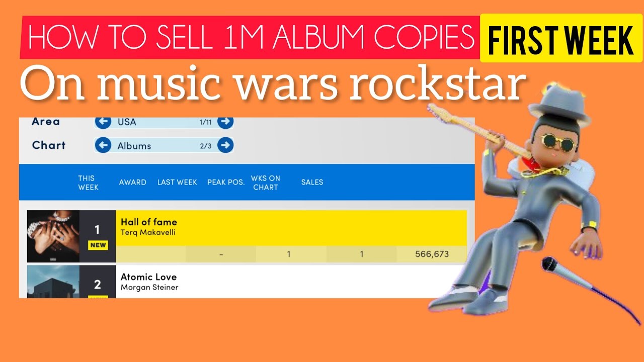 HOW TO SELL 1M ALBUM COPIES FIRST WEEK ON MUSIC WARS ROCKSTAR