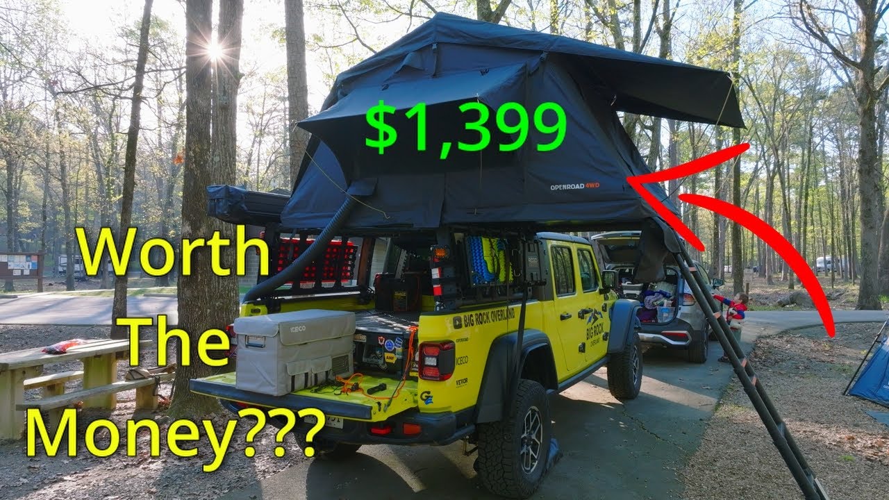This Soft Shell ROOF TOP TENT from OPENROAD is AMAZING!!
