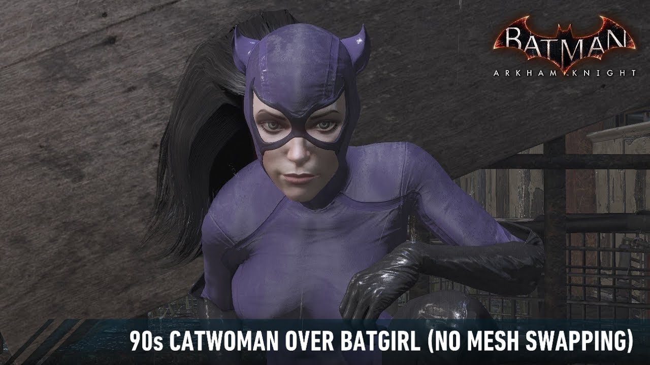 MESH; Batman; Arkham Knight; 90's Catwoman Over Batgirl
