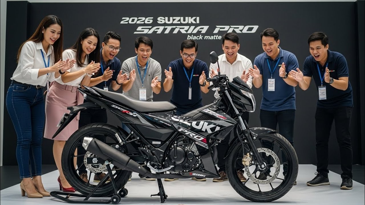 Suzuki Satria Pro 2026 w kolorze czarnym matowym &ndash; Kr&oacute;l Underbones powraca! 💪 | Pełna specyfikacj...