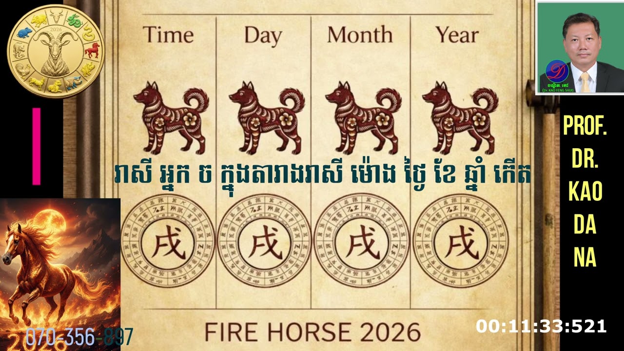 រាសី ច (ផ្កាយវិជ្ជមាន&អវិជ្ជមាន)-2026