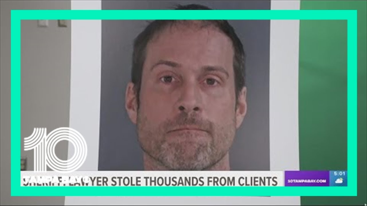Pinellas County lawyer accused of stealing hundreds of thousands of dollars from dozens of clients
