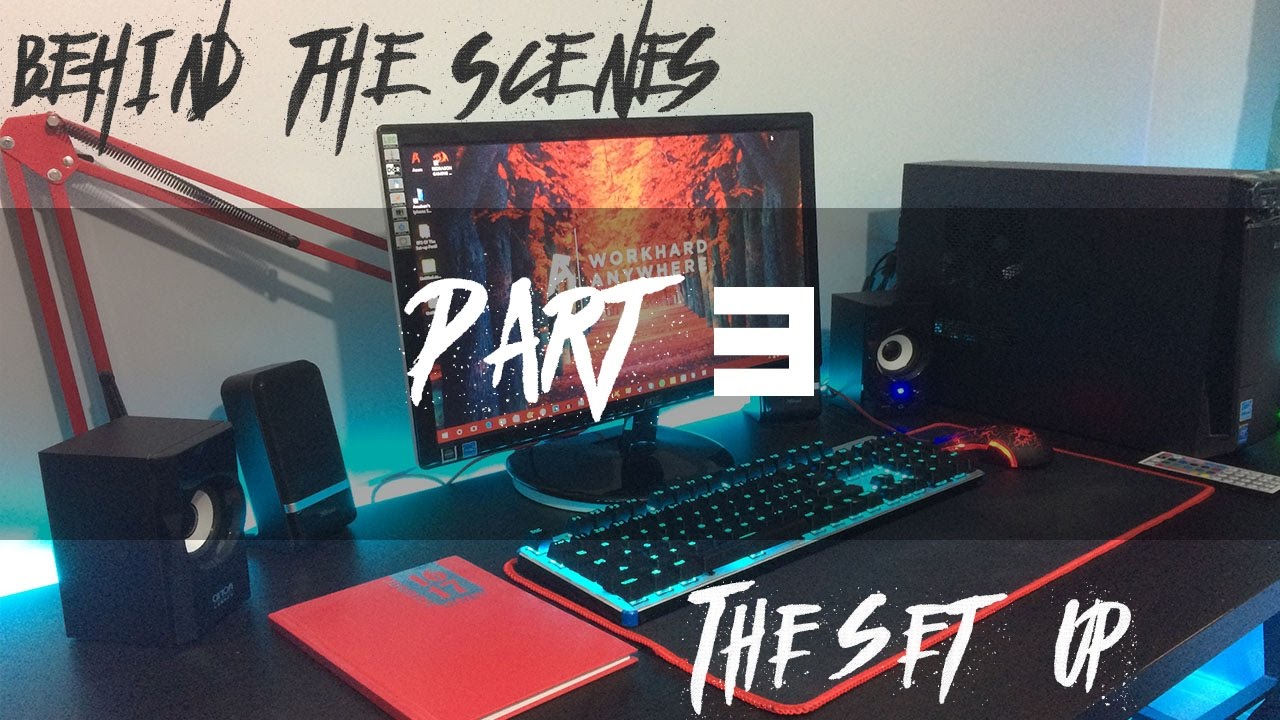 Building the Set-Up BTS #3 Adding a Surround Sound System !