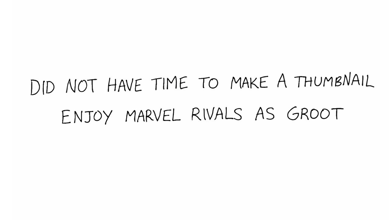 Judge my Groot Gameplay | Marvel Rivals