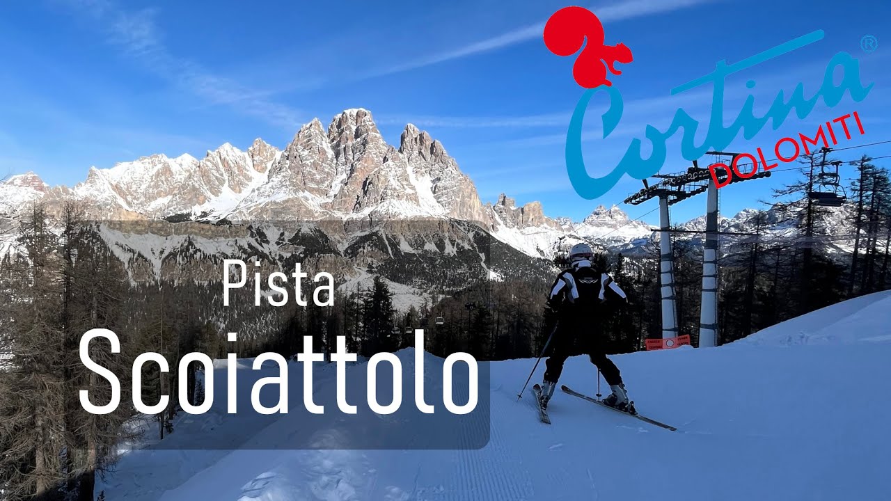 Pista Scoiattolo: divertente pista nera del Faloria #cortinadampezzo #faloria #dolomitisuperski