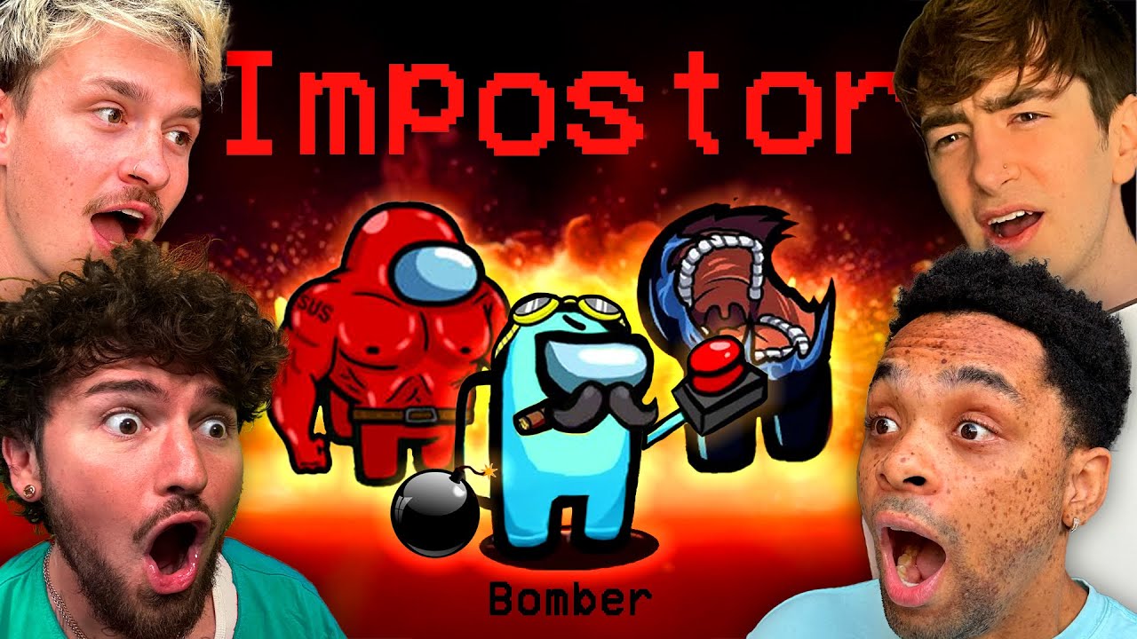 NEW AMONG US IMPOSTER ROLES (GAMES W/ THE BOYS)