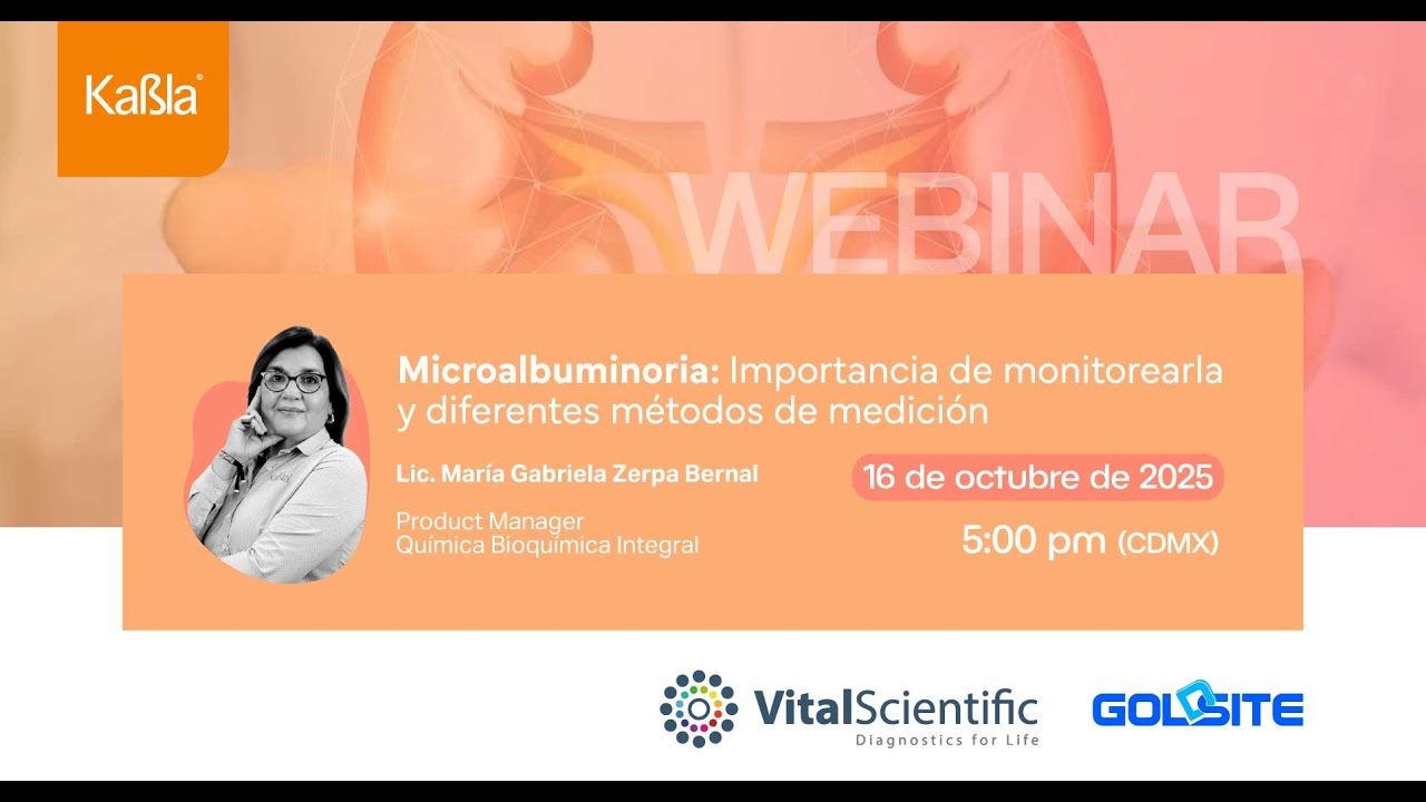 Webinar Kabla l Microalbuminuria: Importancia de monitorearla y diferentes métodos de medición