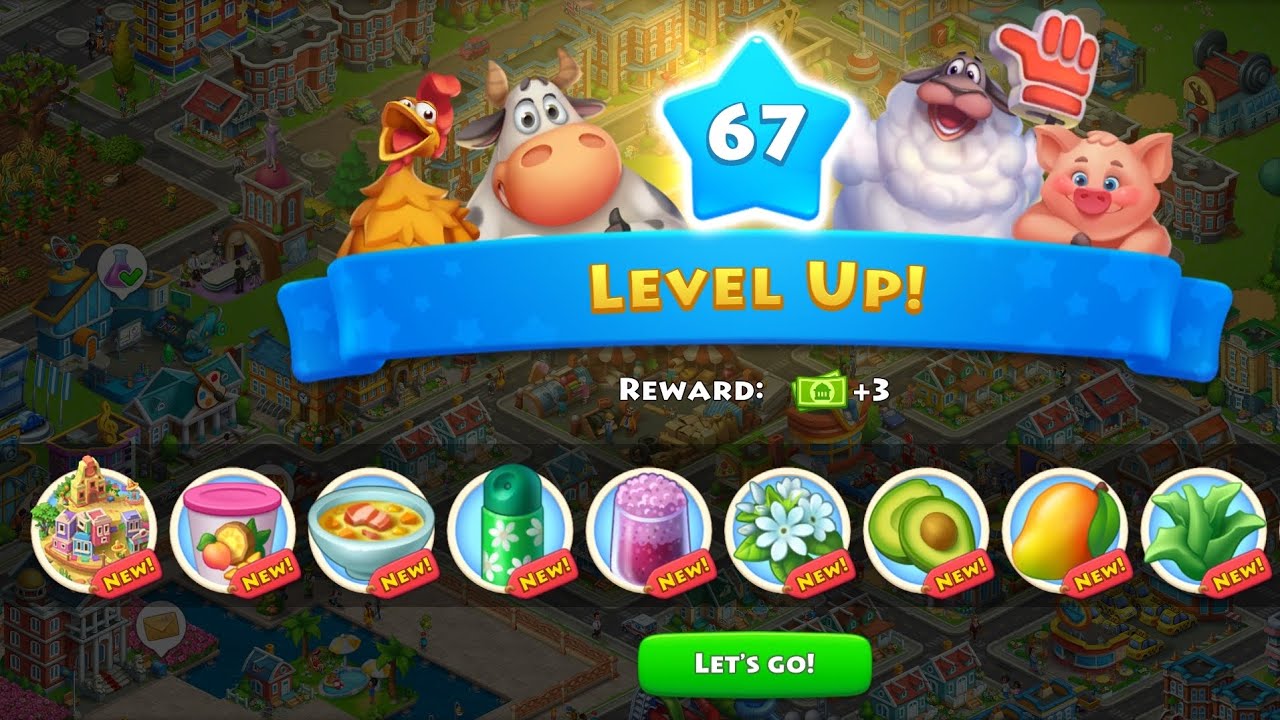 TOWNSHIP LEVEL 67 || GAMEPLAY || UNLOCK PERFUME FACTORY # 3