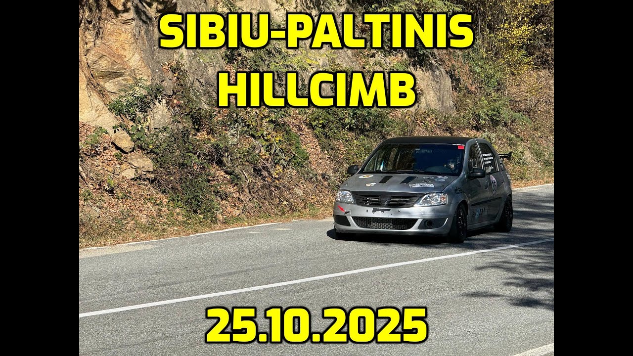 Dacia Logan onboard | Adi Borzescu | Marele Premiu al Sibiului hillclimb | 25.10.2025