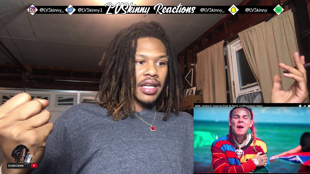 6ix9ine Ft. Anuel AA - BEBE (Reaction Video)