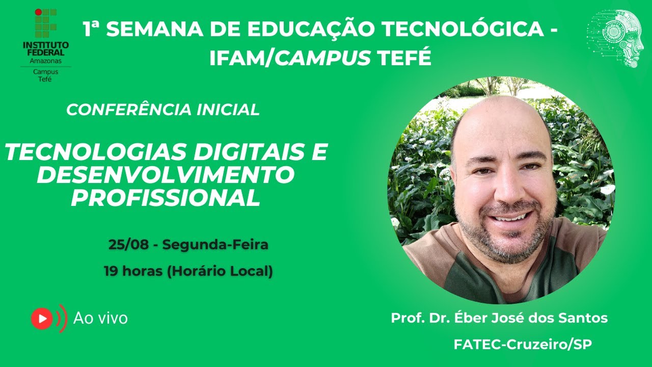 [1ª SETEC] - Abertura Oficial (Prof. Dr. Éber Santos)