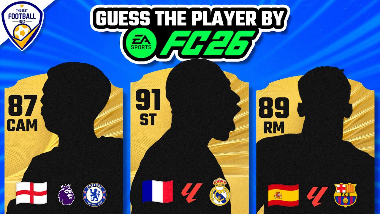 DEVINEZ LE JOUEUR GR&Acirc;CE &Agrave; SA CARTE EA SPORTS FC 26 | QUIZ FOOTBALL 2025