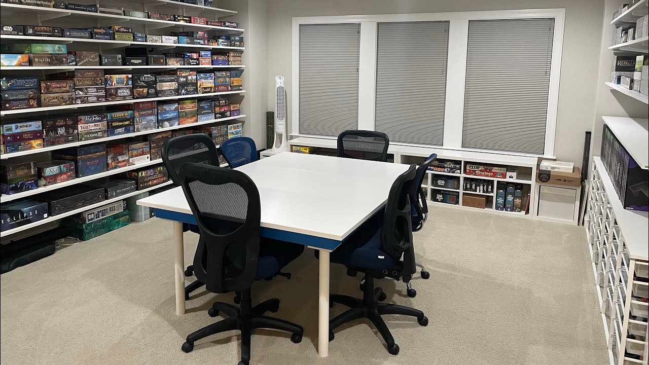 Table Top Game Room  Tour