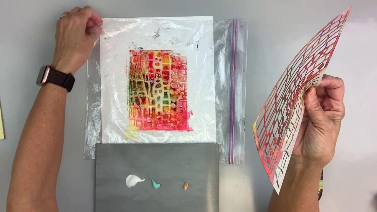 Stencils + Dura Lar = StencilGirl Stencil Technique with Mary Beth Shaw