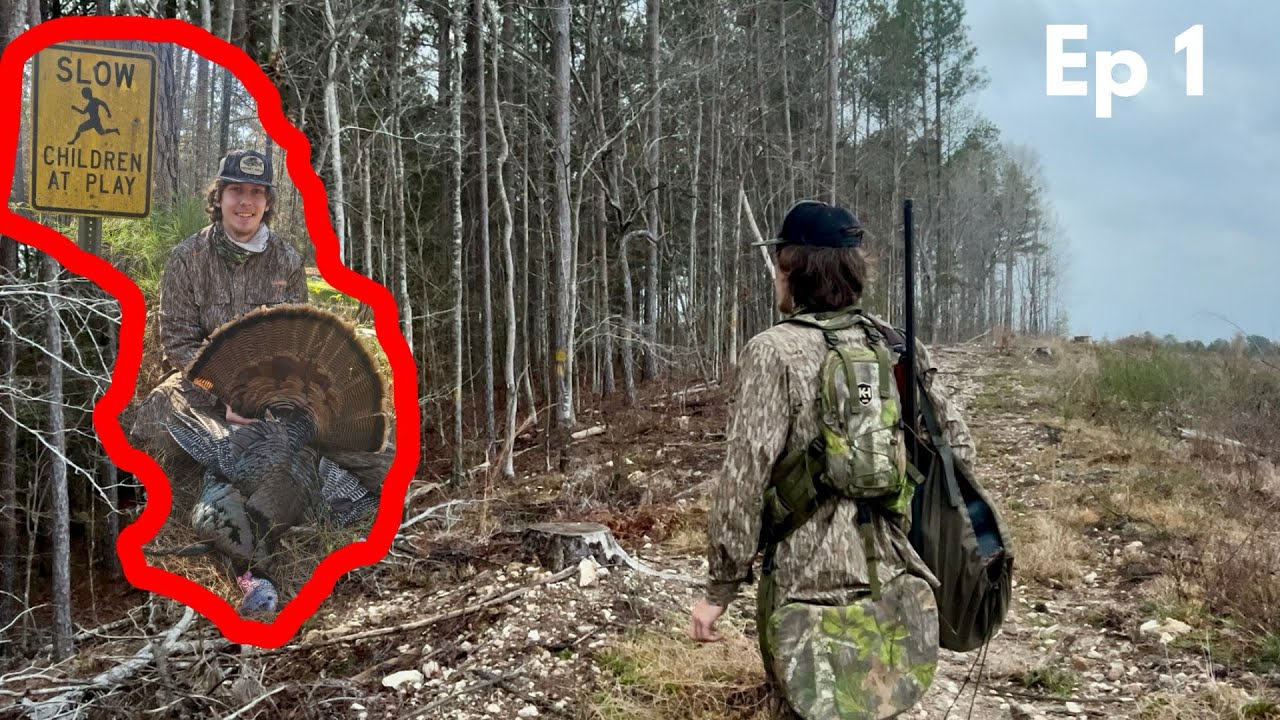 HARD GOBBLING turkeys in the MISSISSIPPI HILL COUNTRY!!