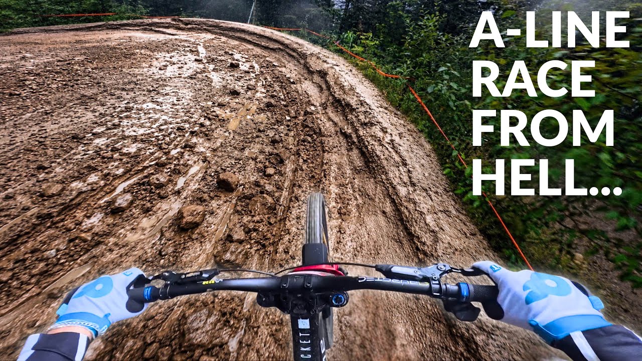 Я еще никогда не видел A-Line в таком ужасном состоянии&hellip; (Гонка Crankworx Air DH)