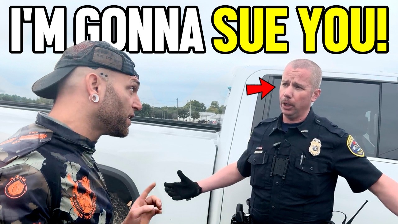 Cop Threatens The Wrong Guy and Totally EMBARRASSES Himself