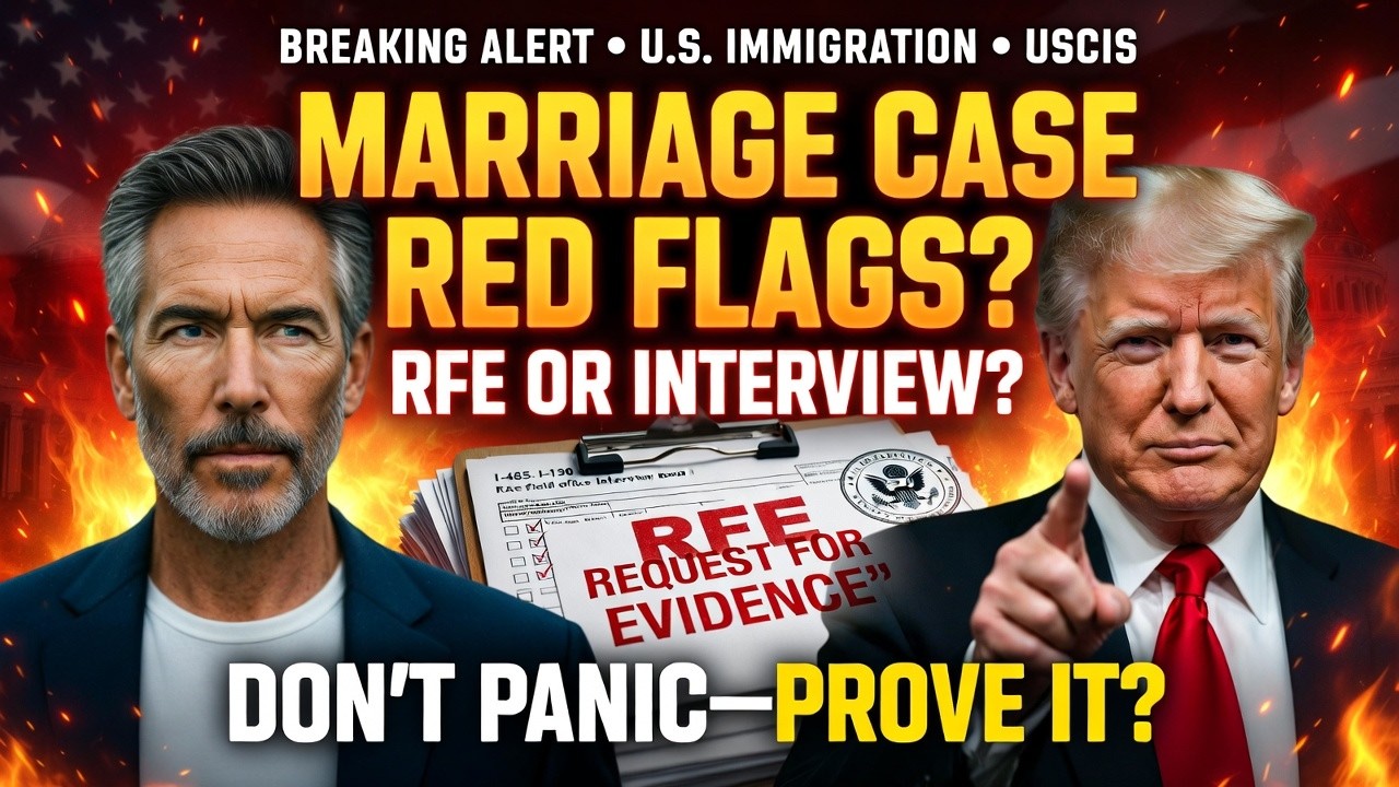 🚨 BREAKING: Marriage Green Card Red Flags- What USCIS Officers Really Look For? #usimmigration