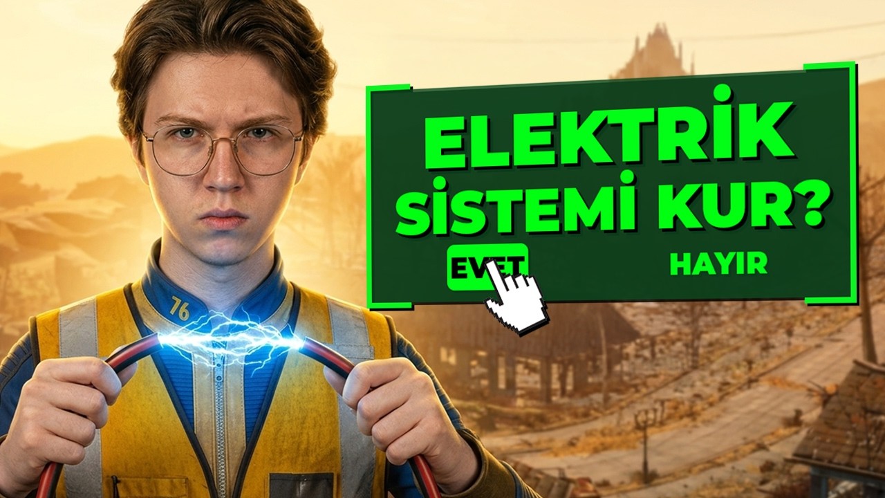 Fallout'ta Elektrik Altyapısı Kurdum!